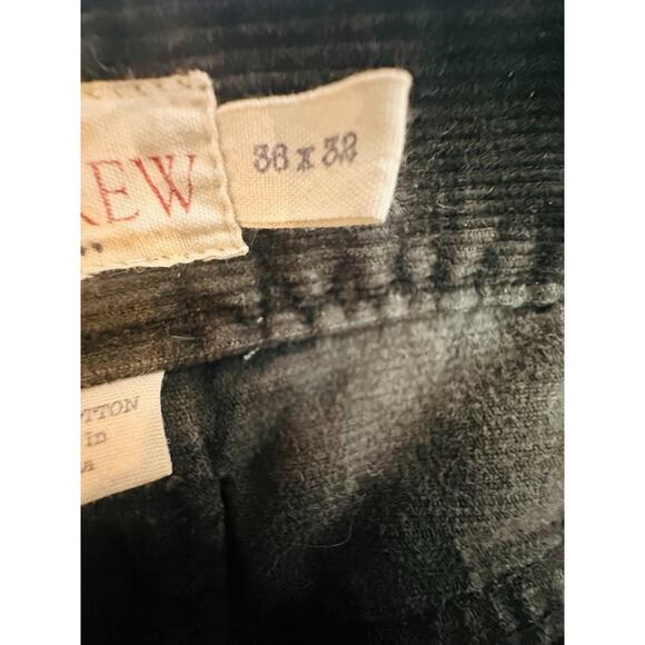 J Crew Mens Vintage Dark Gray Corduroy Pants Straight 36x32 Preppy 100% Cotton - Picture 6 of 7